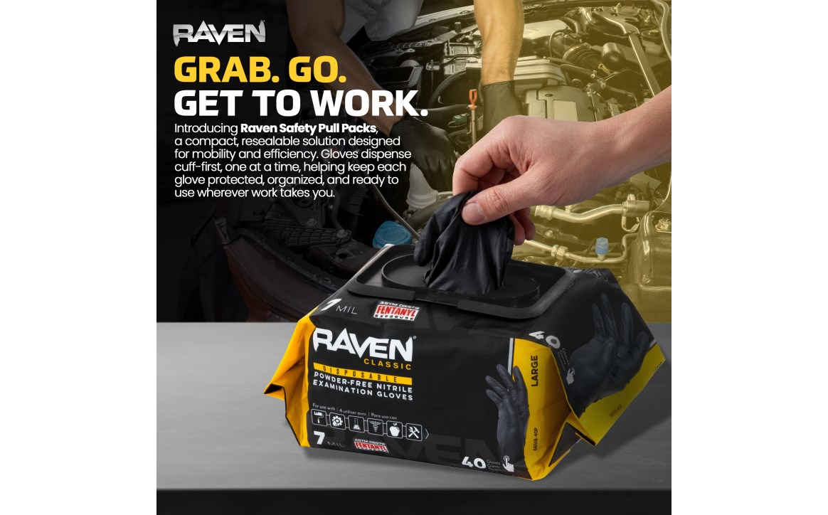 SAS Safety Group | Raven® Powder-Free Exam Grade Nitrile